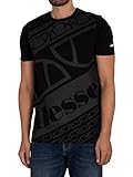 ellesse Herren Graduierten-T-Shirt, Schwarz, XL