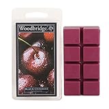 Woodbridge Duftwachs-Melts für Deine Duftlampe - Black Cherries (68g) - 8 Duftwachswürfel mit je 10h Duftdauer für Dein Lieblingsaroma Z
