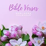 Bible Verses 2021 - 2022 Calendar: August 2021 to December 2022 | Photo Mini Calendar 2021/2022 | 8.5' x 8.5' | Month to View | 18 Months Photo ... Religious Colleague Coworker Manager F