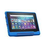 Fire 7 Kids Pro-Tablet | Ab dem Grundschulalter | 17,8 cm großer Bildschirm (7 Zoll), 16 GB, kindgerechte Hülle mit „Raumschiffe“-Desig