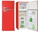 PKM Kühl-Gefrierkombination Höhe 140cm x Breite 54,50cm Rot GK210FR
