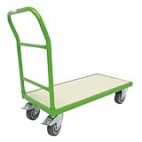 TRUTZHOLM Profi Plattformwagen 250kg ca. 100 x 52 cm Transportwagen Handwagen Magazinwagen Wag