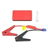 Ymiko Auto Starthilfe Power Bank, Tragbare 12V Auto Starthilfe Motor Batterieladegerät Power Bank Kompatibel mit Benzinmotor 3.0L(rot)