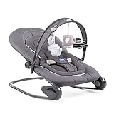 Chicco Hooplà Babywippe von Geburt bis 18 kg, Für Neugeborene oder Kleinkinder, Babyschaukel und Babystuhl, Mit Spielbogen und Sitzverkleinerer, Verstellbare Rückenlehne, Kompak