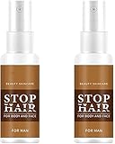 Haarentfernung Spray, Reinigungs- und Haarentfernungsspray, Beine Arme Sanfter Haarentferner für Achseln, Nicht reizende Enthaarungsmittel für Frauen und Männer (Men)
