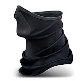 STANDWERK® - Model X-Treme Sturmhaube schwarz - Atmungsaktive Sturmmaske - Klimaregulierende Skimaske - Balaclava mit hochwertigem Nylon-Netz - MTB Zubehör (L-XL)