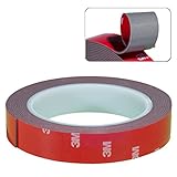 3M doppelseitiges Klebeband extra stark klebend Auto Spiegel Montage Klebestreifen Klebepads Kleber Klebepunkte Ronden 20mm x 3m 1 R