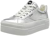 Buffalo Damen PAIRED Sneaker, Silver, 39 EU