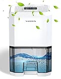 VATEEN Luftentfeuchter, 1200ML Entfeuchter Elektrisch Raumentfeuchter Leise Dehumidifier Mit Schlafmodus & 3 Timer, Luftreinigung und Gegen Feuchtigkeit Schimmel, Ideal für Bad, Schlafzimmer, Bü