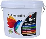 RyFo Colors K1 Porenfüller 3kg (Größe wählbar) - Versiegelung für Buntsteinputz, Steinteppich, verarbeitungsfertig, transparent, für innen und auß