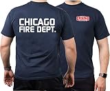 Chicago FIRE Dept. T-Shirt Moderne Schrift, L