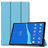NUPO Hülle für Lenovo Tab M10 FHD Plus 10.3, Ultra Slim Cover Schutzhülle PU Lederhülle mit Standfunktion, Sleep Wake Up Funktion Kompatibel für Lenovo Tab M10 FHD Plus 10.3 TB-X606F, Himmelb