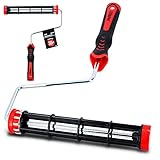 Blue Dolphin™ Bügel für Farbroller Malerrolle Farbwalze 25 cm DolphinRoller SYSTEM mit ergonomischen Griff | 330 PROFI Farbwalzenbügel Farbrolle Paint Roller Maler Werkzeug Malerb