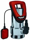 Einhell Schmutzwasserpumpe RG-DP 1035 N (1050 W, max. 18500 l/h, max. Förderhöhe 8 m, Fremdkörper bis 35 mm, Edelstahl-Pumpengehäuse)