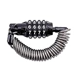 Baymate Fahrradschloss, Hoher Sicherheitsstufe Kettenschlösser mit Kombination 4-stellig für Motorrad, Fahrrad, Roller, Kinderwagen, Torzaun und Türen 180CM Lang