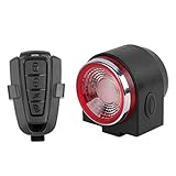 Youlin Diebstahlsicherung Rücklicht USB-Aufladung 115DB Drahtloser Motorrad-Fahrrad-Vibrationsalarm Rücklicht Mit Fernbedienung