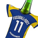 BRAUNSCHWEIG Trikot-Kühler Geschenk-Box Fanartikel FUSSBALL-GOTT | Home Trikot Überraschung | Passend für Eintracht Braunschweig-Fanartikel | Mann Weihnachten Wichtel Trikotkühler by MYFANSHIRT