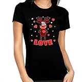 Karierte Valentins-Shirts für Frauen Plaid Herz Shirts XOXO Shirt Valentinstag Geschenke für Sie, schwarz, X-Groß