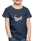 Spreadshirt Die Wilden Kerle Grinsen Kinder Premium T-Shirt, 134-140, Navy