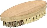FACKELMANN 31065 Reinigungsbürste FAIR, Scheuerbürste aus FSC-zertifizierter Buche, Gemüsebürste mit widerstandsfähigen Borsten (Farbe: Braun), Menge: 1 Stück