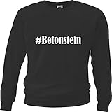 Reifen-Markt Sweatshirt #Betonstein Größe L Farbe Schwarz Druck W