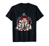 Japanische Nine Tailed Fox Kitsune T-S