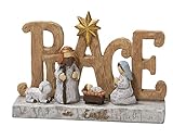 Krippenfiguren Set Jesus Bild Weihnachtsdeko Weihnachts Dekoartikel Harz Krippen Figuren Peace Skulpturen Weihnachtskrippe Zubehor Tischkrippen Weihnachtsschmuck Weihnachtshaus Dek
