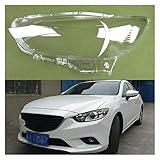 Scheinwerfer Objektiv Glas Lampenschirm Abdeckung Lampenschirm Scheinwerferschale Für Mazda 6 Atenza 2013-2016 Abdeckungen (Farbe : 1 stücke Linke Seite.)