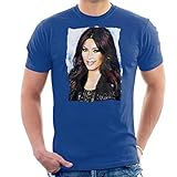 VINTRO Herren T-Shirt Kim Kardashian Smiling Original Portrait by Sidney Maurer professionell bedruckt Gr. XX-Large, königsb