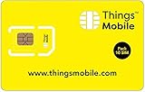 Packung 10 Prepaid-SIM-Karte Things Mobile für IOT und M2M mit weltweiter Netzabdeckung. Ideal für Domotik, GPS Tracker, Telemetrie, Alarme, Smart City, Automotive. Kredit nicht inbeg