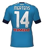 SSCN6|#SSC Napoli Maglia Gara Home 2020/21 Mertens Trikot, Hellblau-Blau, 3XL