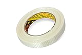 3M Tartan Filament-Klebeband Leistungsstark 8959 , 19 mm x 50 m, Transparent (1-er Pack)
