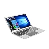 YANFEI 15,6-Zoll-Laptop, 16:9 Goldener Schnitt, Intel J4125, 1920 * 1080 AuflöSung, Win 10 System, Silber (8+128g/256/512g)