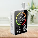 househome Luftqualitätsmonitor Multifunktionales Infrarot Kohlendioxid Detektor Luftqualitätsmessgerät CO2-Kohlendioxid-Detektormesser CO2 Messgerät Für Z