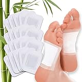 Detox Fußpflaster für Stressabbau & Tiefschlaf, Detox Fußpads mit natürlichem Bambusessig zur Entfernung von Körpergiften 20