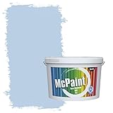 McPaint Bunte Wandfarbe matt für Innen Meerwasserblau 2,5 Liter - Weitere Blaue Farbtöne Erhältlich - Weitere Größen Verfügb