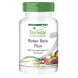 Roter Reis Kapseln - HOCHDOSIERT - VEGAN - 90 Kapseln - Roter Reis mit 4,5mg M