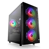 CSL D10101X (Ryzen 7) Gaming PC inkl. Windows 10 - AMD Ryzen 7 3700X 8X 3600 MHz, 16 GB DDR4 RAM, 1000 GB M.2 SSD, RTX 3060, GigLAN, USB 3.1, HD Audio, Windows 10