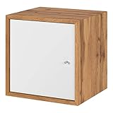 Livarno Living Combine Modulregal Wandregal Regal mit Tür Eiche/W