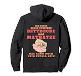 Ich Passe Genau Zwischen Bettdecke Und Matratze - Hase Bett Pullover H