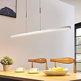 Lucande LED Pendelleuchte höhenverstellbar, Lichtfarbe einstellbar, mit Touchdimmer, Esstisch Hängelampe, 24,2W LED (fest verbaut), Downlig