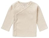 Noppies Unisex Baby U Tee Overlap LS Rib Nanyuki T-Shirt, RAS1202 Oatmeal-P611, 68