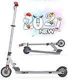 HOVERMAX Elektro Scooter für Kinder, Faltbarer und Verstellbarer Elektroroller, Höchstgeschwindigkeit 20 km / h, Gewichtsbelastung bis 80 kg, Motor 150 W, Geschenke für Kinder und Jug
