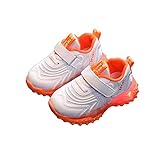 GiHai Kinder Mädchen Jungen Turnschuhe LED Leuchtende Sportschuhe mit Klettverschluss, Leichte Bunte helle Schuhe Mode Freizeitschuh Laufschuhe Straßenlaufschuhe, Atmungsaktive R