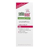 SEBAMED Trockene Haut Shampoo Urea Akut 5%, lindert spürbar Juckreiz bei trockener Kopfhaut und hilft, die natürliche Feuchtigkeitsbalance von Haut und Haar wieder herzustellen, 200