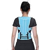 4 Size Posture Corrector für Männer und Frauen - Verstellbare obere Rückenstütze Haltungsstütze zur Unterstützung des Schlüsselbeins und zur Schmerzlinderung von Hals, Rücken und Schulter(L)