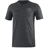 Jako Herren Bayer 04 Leverkusen T-shirt Premium Basics, (Saison 19/20), anthrazit meliert, XXL, BA6129I
