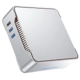 Mini-PC,Celeron J4125,6GB RAM+128GB ROM,Windows 10 Pro (64-Bit),Dual WiFi 2.4/5G, Bluetooth 4.2,4K HD,2 HDMI+1 VGA/USB3.0 Port Mini-Computer-Desktop