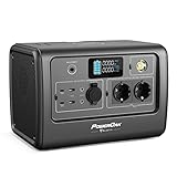 BLUETTI Tragbares Powerstation EB70 716Wh 1000W Solargenerator LiFePO4 Batterie mit 230V Steckdose Power Station(1400W Spitzenwert, 200W Solar) für Reise Camping Garten Wohnwag