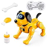 MiXXAR R19 Ferngesteuerter Roboter Spielzeug Hund für Kinder Intelligente Roboter RC Roboter Programmierbar für Kinder Jungen Mädchen Geschenk